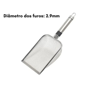 Pá Higiênica Premium Aço Inoxidável