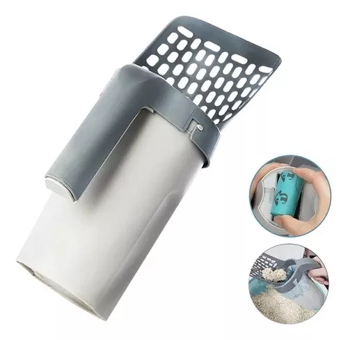 Pá Higiênica com Recipiente para Saco Descartável