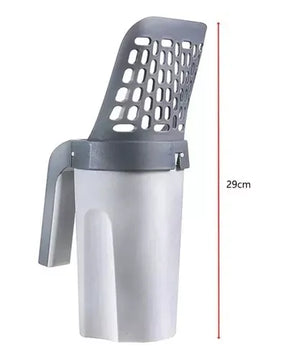 Pá Higiênica com Recipiente para Saco Descartável