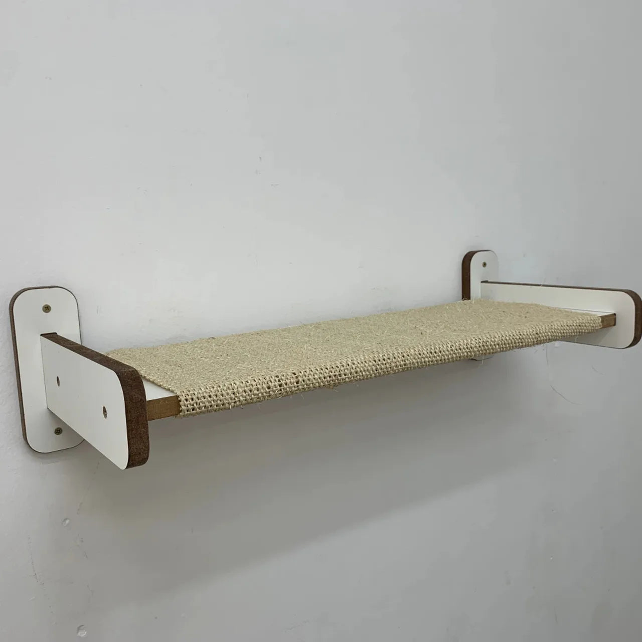 Passarela Prateleira de Sisal - Branca/Preta