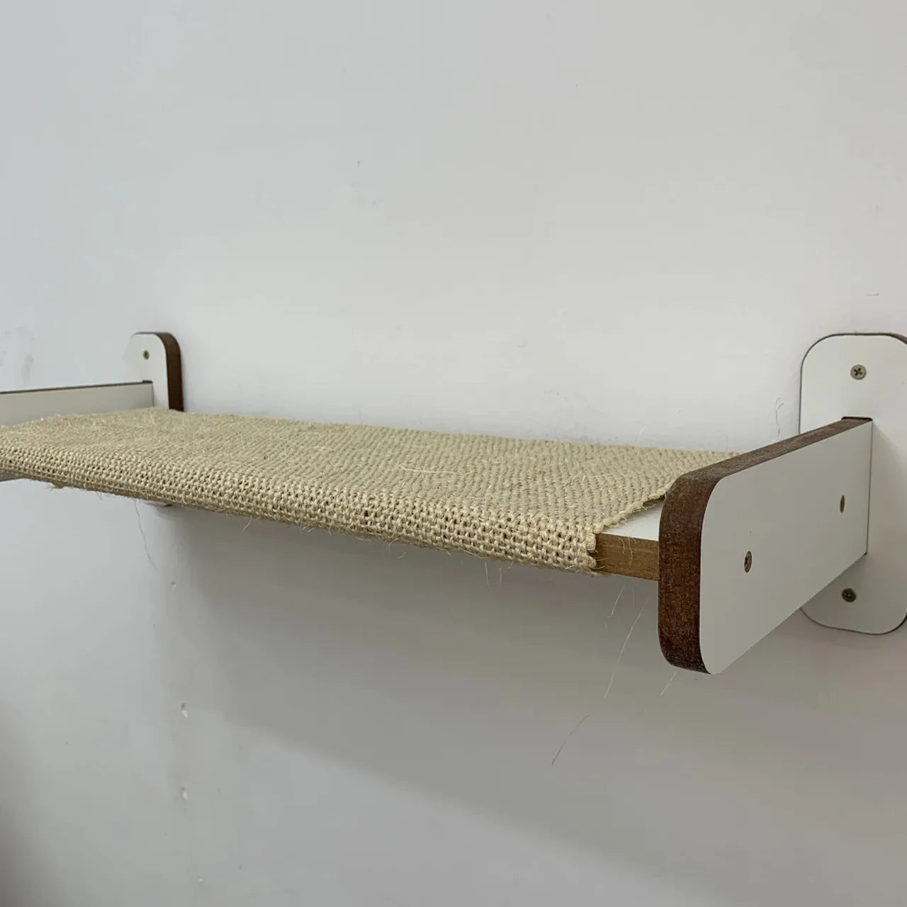 Passarela Prateleira de Sisal - Branca/Preta