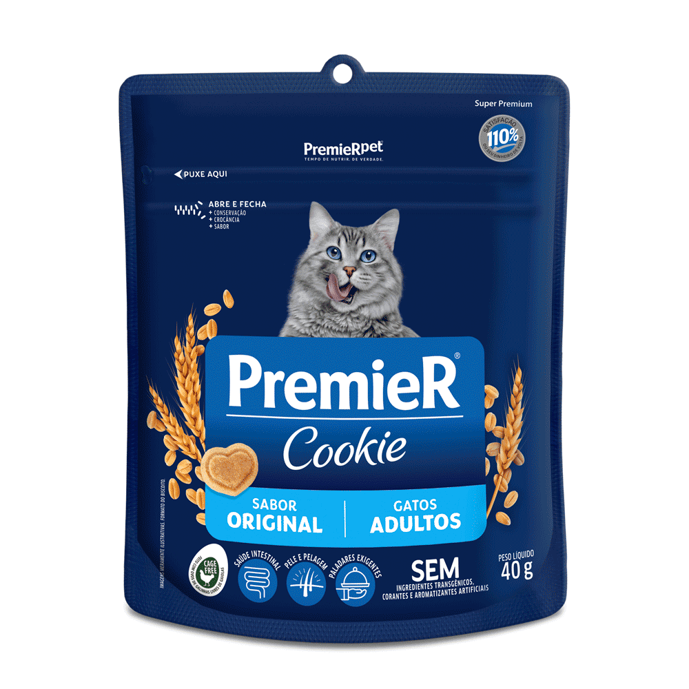 Petisco Premier Cookie Gatos 40g