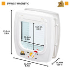 Porta de Passagem para Gatos Swing 7 Magnetic - Importada