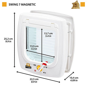 Porta de Passagem para Gatos Swing 7 Magnetic - Importada