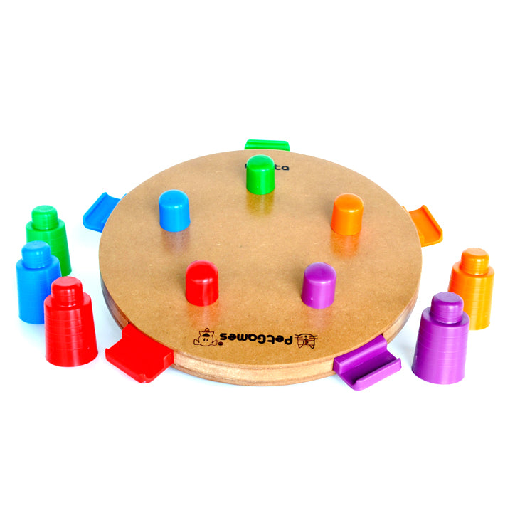 Comedouro Puzzle Tabuleiro Gaveta - Enriquecimento Alimentar