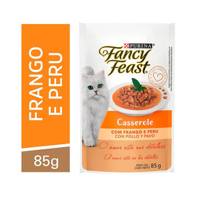 Sachê Fancy Feast Casserole Frango e Peru 85g
