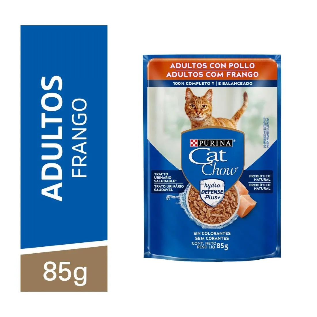 Ração Úmida Sachê Purina Cat Chow Frango Ao Molho 85G