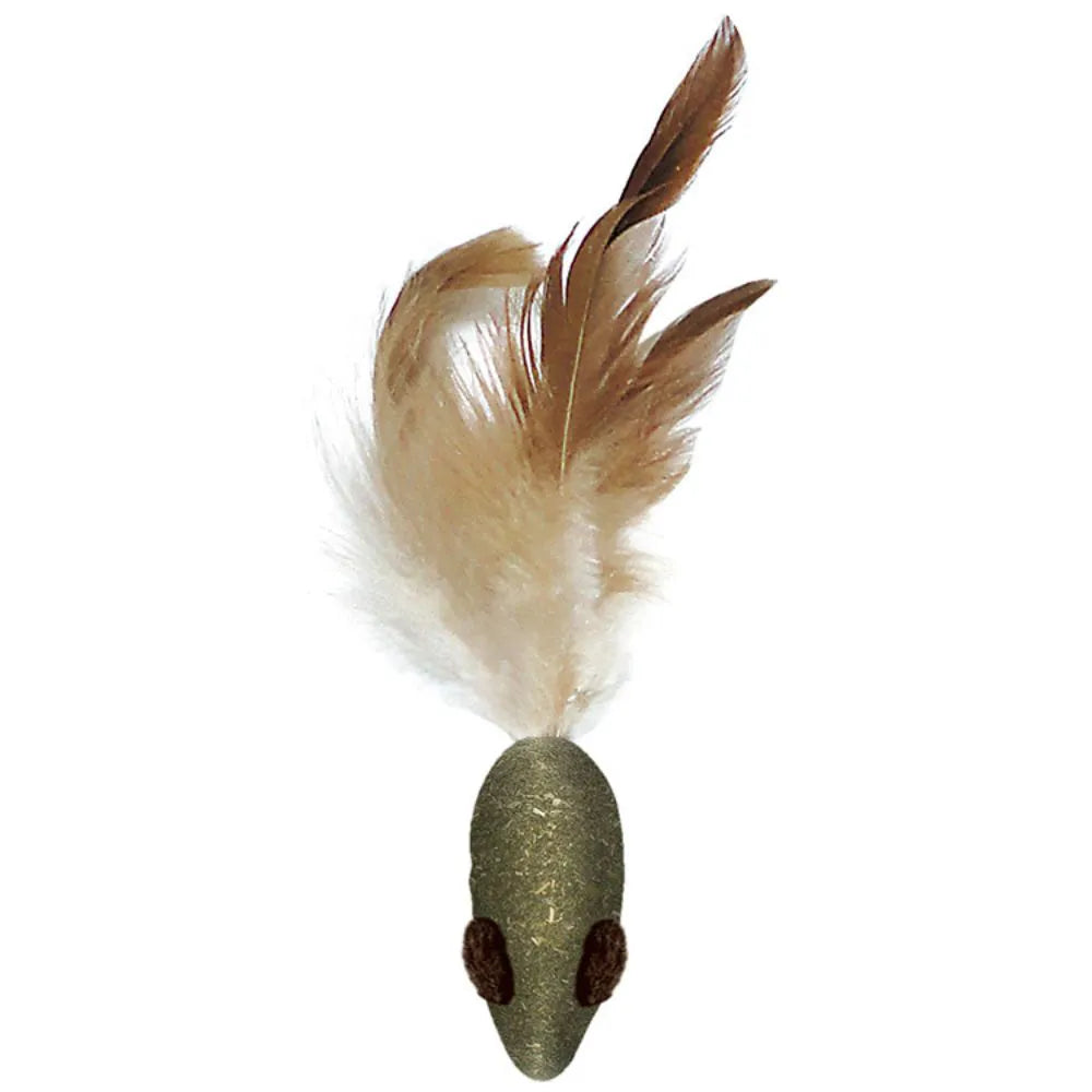 Brinquedo Ratinho de Catnip com Pena