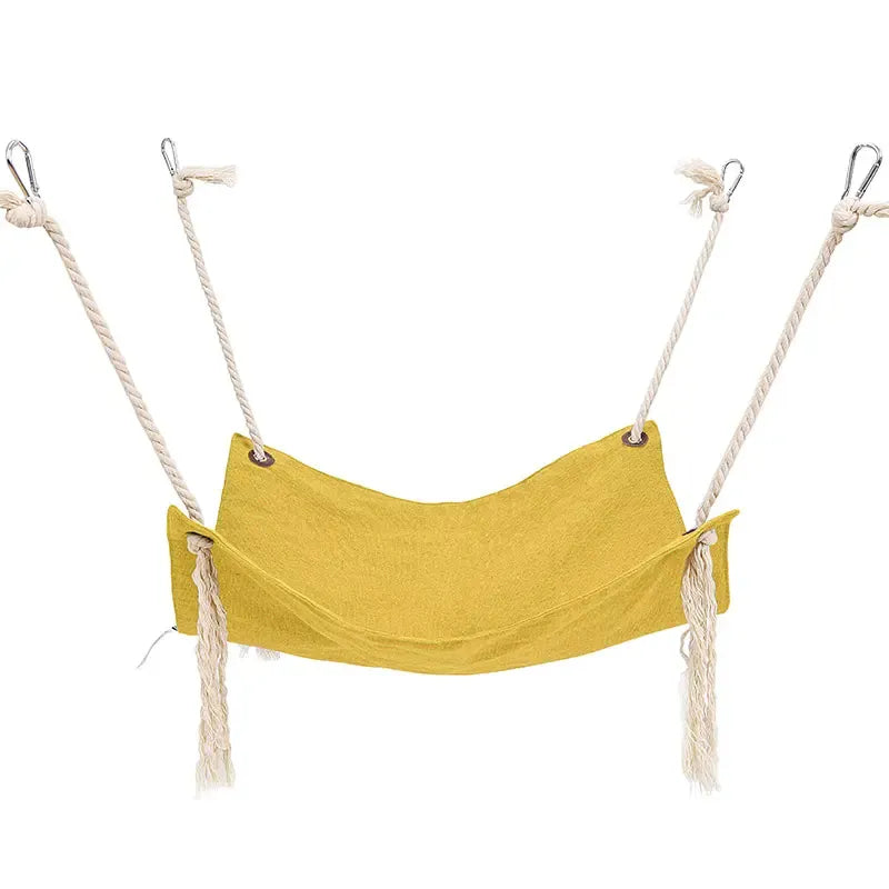 Rede Cama Estilosa para Gatos - Com Mosquetão para Fixação