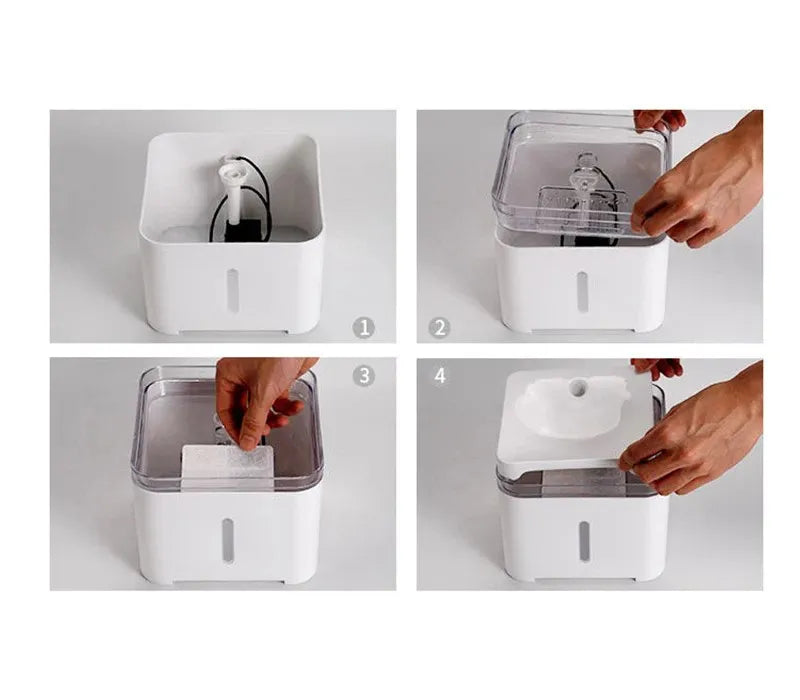Refil Filtro para Fonte de Água Modelo Retangular Pequeno