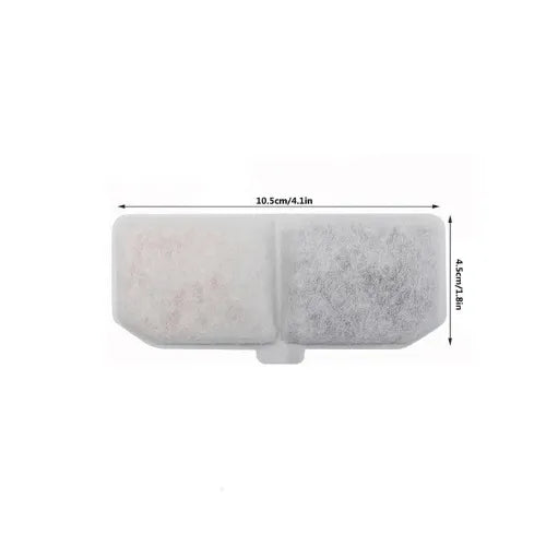 Refil Filtro para Fonte de Água Carvão Ativado - Modelo Curto