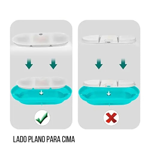 Refil Filtro para Fonte de Água Carvão Ativado - Modelo Oval