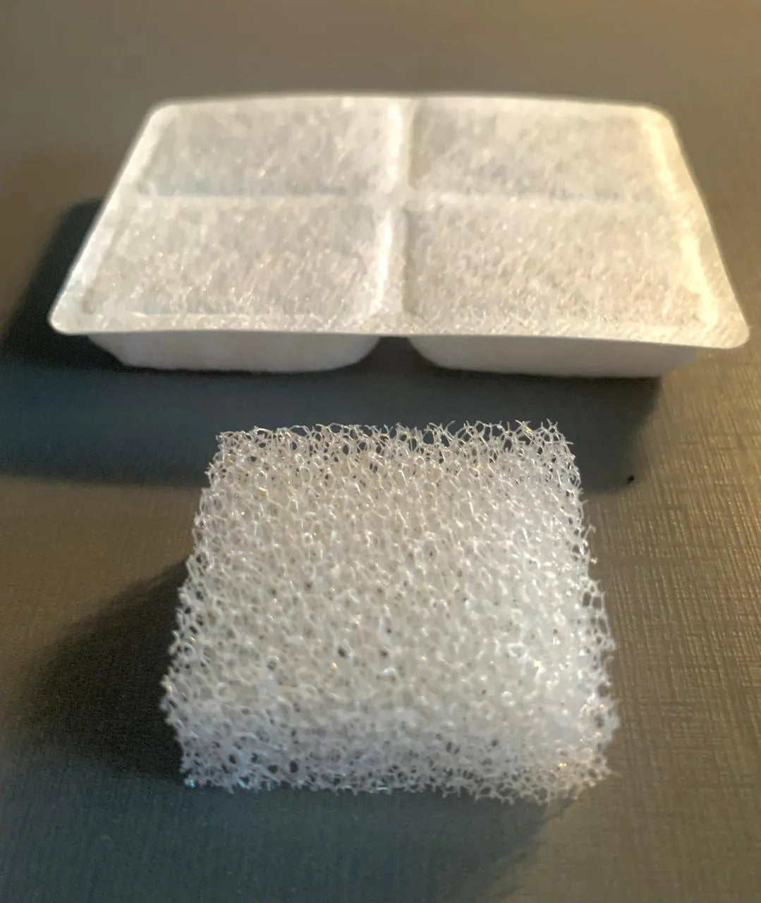 Refil Filtro para Fonte de Água Carvão Ativado - Modelo Curto Retangular