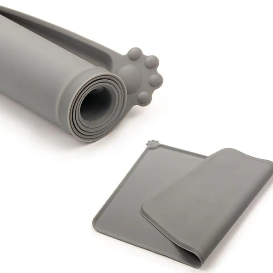 Tapete Jogo Americano Silicone para Comedouro e Bebedouro