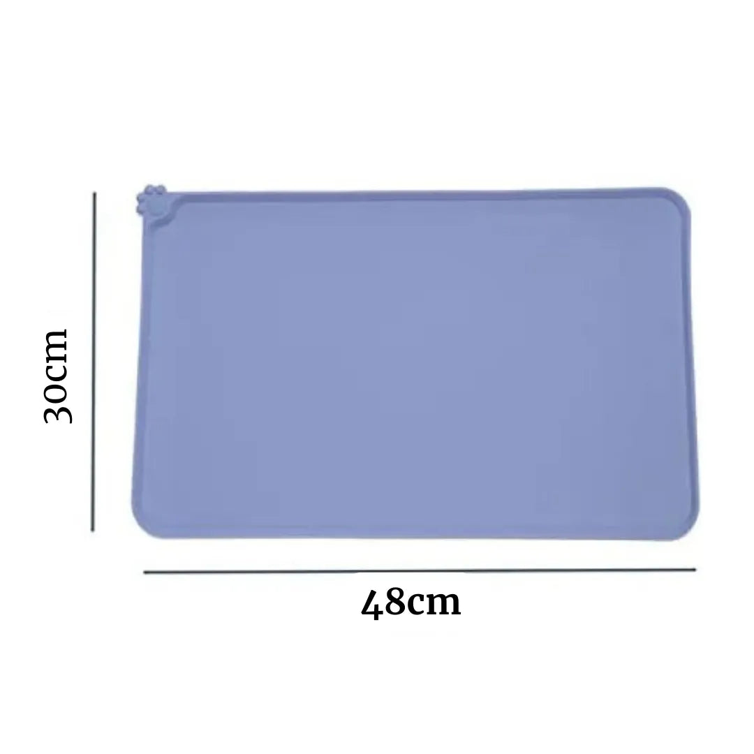 Tapete Jogo Americano Silicone para Comedouro e Bebedouro