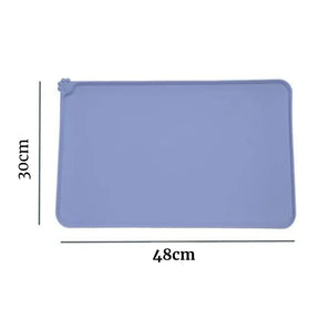 Tapete Jogo Americano Silicone para Comedouro e Bebedouro