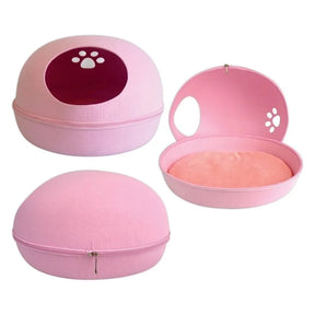 Toca Redonda para Gatos com Almofada