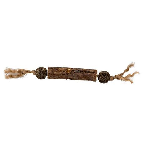 Tronco Matatabi com Bolinha Catnip - Estimulante