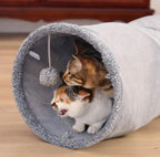 Túnel Peluciado Longo Para Gatos - Poliéster