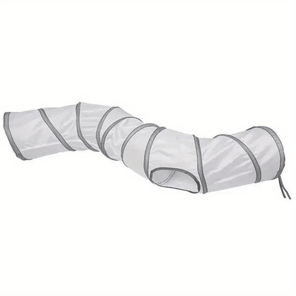 Túnel Poliester Cinza Longo Curvado