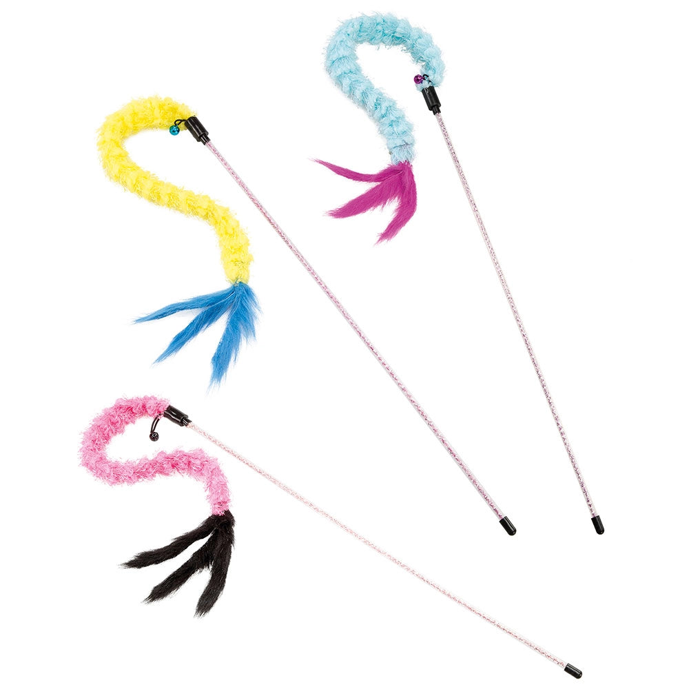 Varinha Pluma Colorida Ferplast