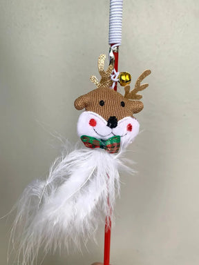 Brinquedo Varinha Natalina para Gatos