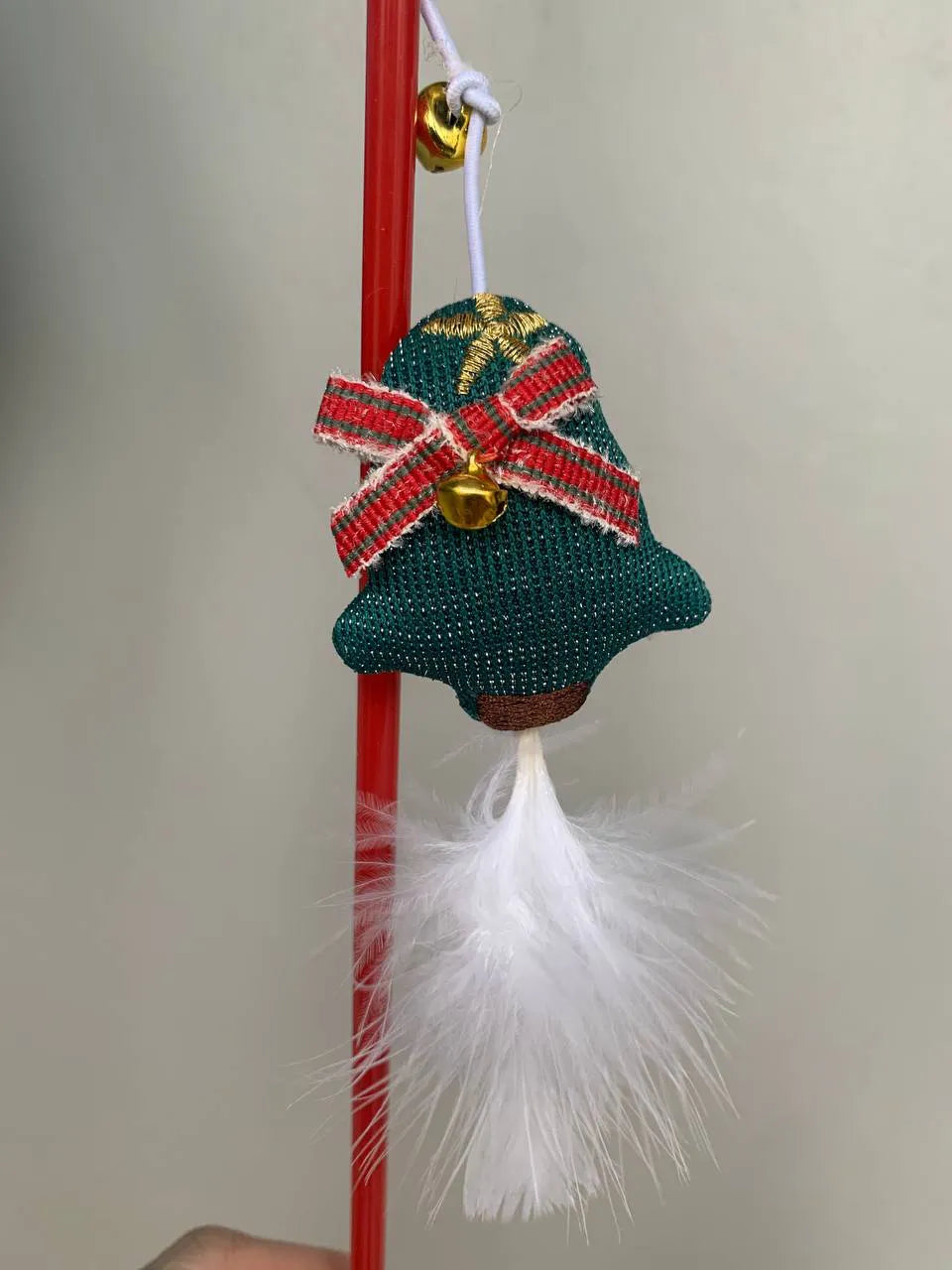 Brinquedo Varinha Natalina para Gatos